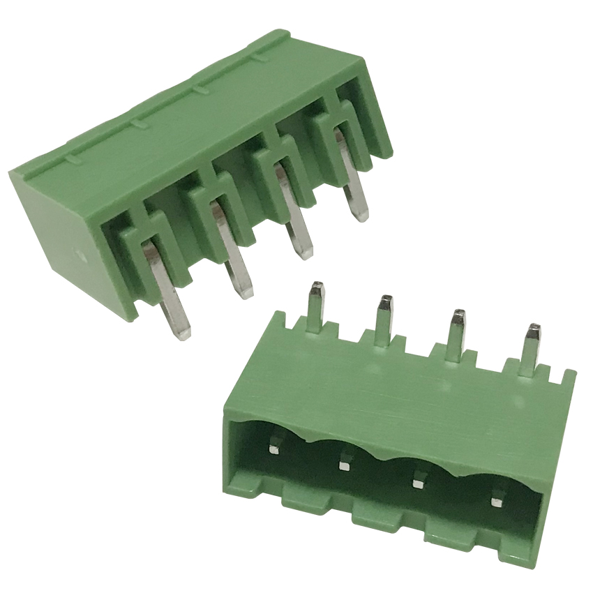 科发 KF2EDGRC-5.08-4P 插拔式PCB接线端子 弯脚闭口